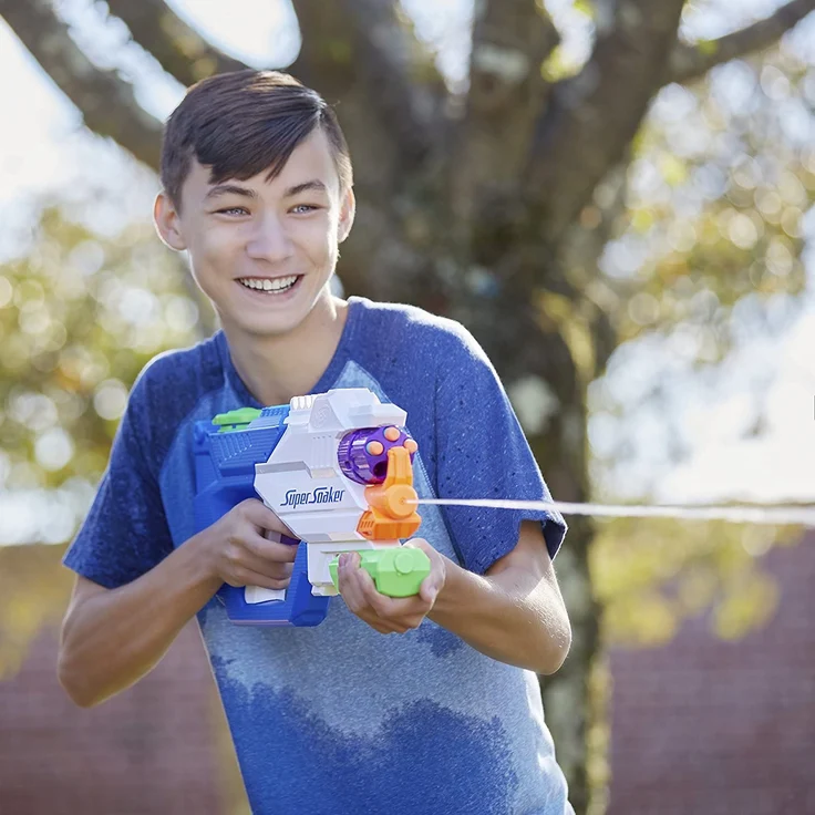 Nerf Super Soaker 'DartFire' Wasserpistole und Blaster in einem, mit 1,1 Liter Wassertank, 11 Meter Reichweite, inkl. 5 Nerf-Darts – Bild 7