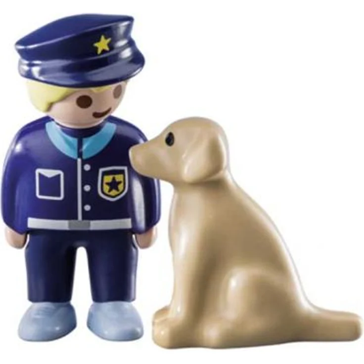 Playmobil 1.2.3 70408 'Polizist mit Hund', 2 Teile, ab 1,5 Jahren - Preisvergleich – Bild 2