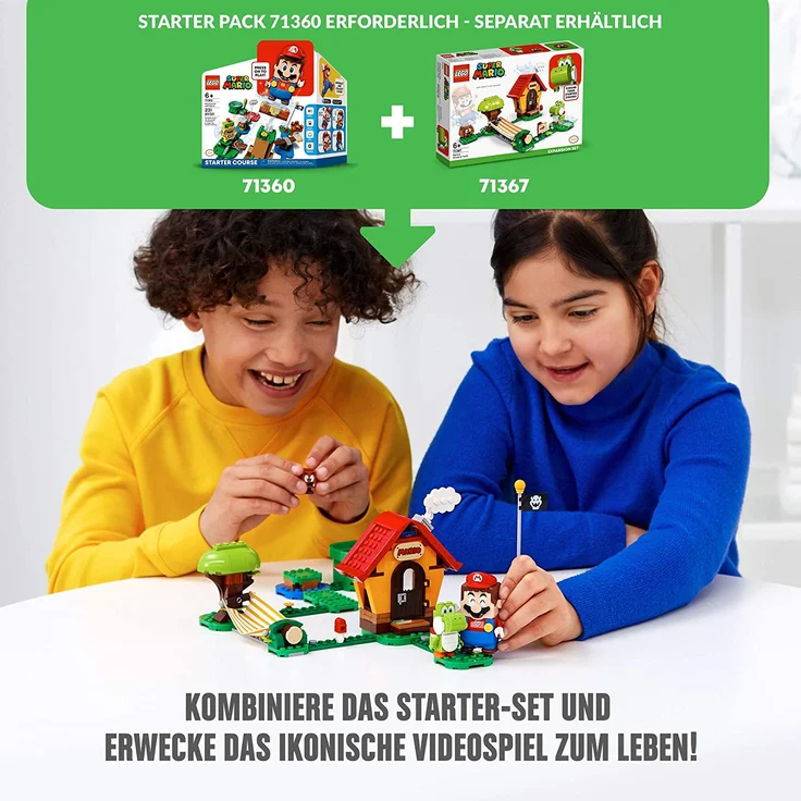 LEGO Super Mario 71367 'Marios Haus und Yoshi - Erweiterungsset', 205 Teile, ab 6 Jahren – Bild 4