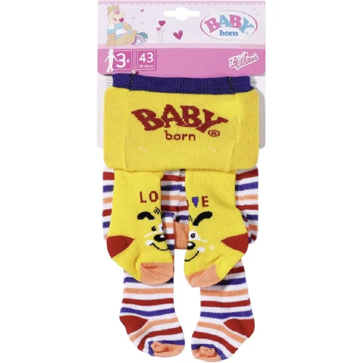 BABY born 'Strumpfhose 2er-Pack 43 cm', ab 3 Jahren, 1x Pack, zufällige Auswahl – Bild 3