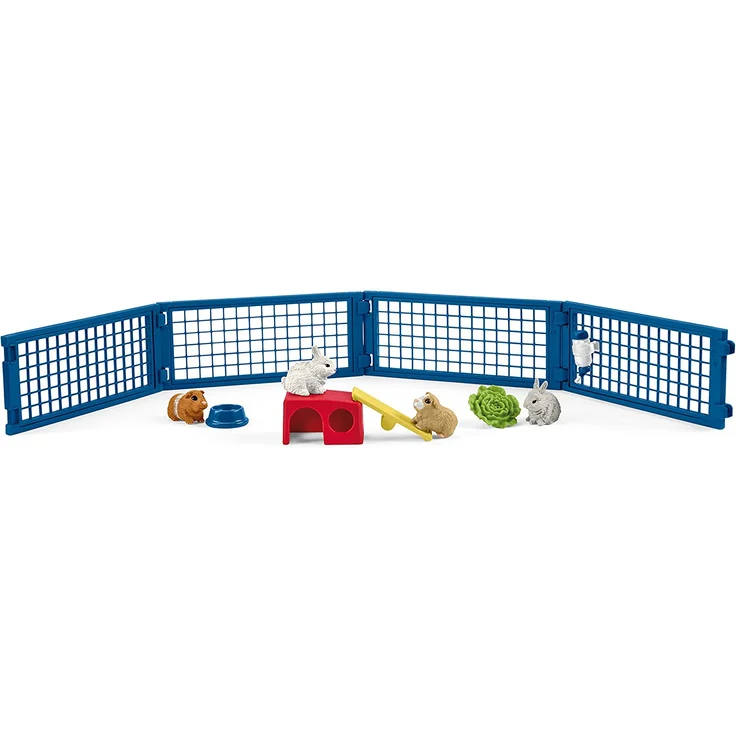 Schleich Farm World 42500 'Zuhause für Kaninchen und Meerschweinchen', ab 3 Jahren, 14 Teile – Bild 2