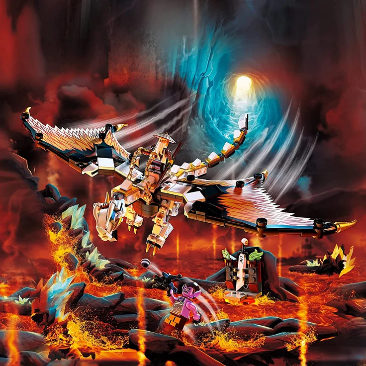 LEGO NINJAGO 71718 'Wus gefährlicher Drache', 321 Teile, ab 7 Jahren – Bild 6