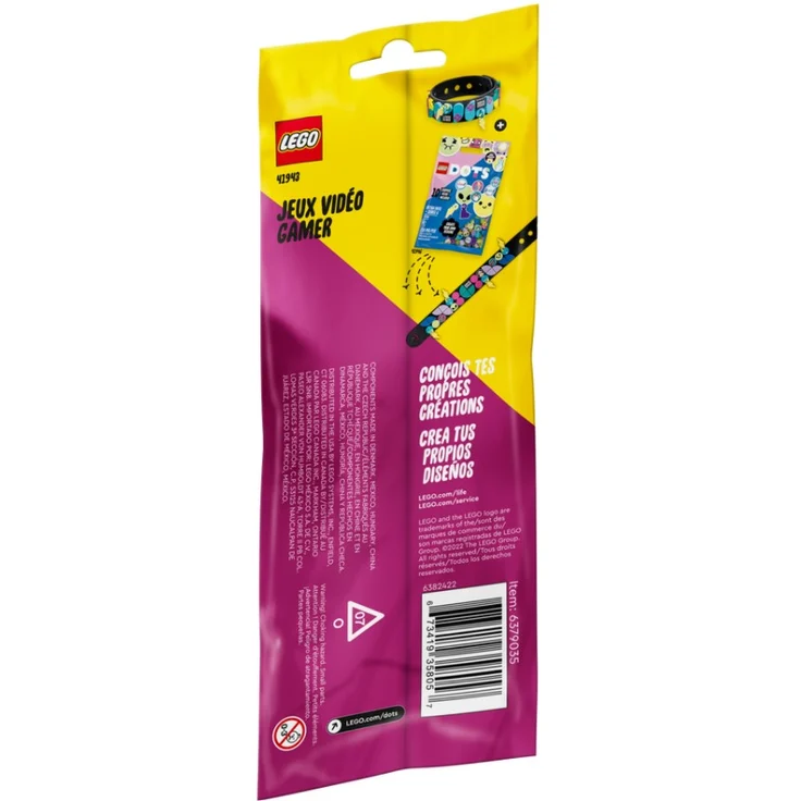 LEGO DOTS 41943 'Gaming Armband mit Anhängern', 37 Teile, ab 6 Jahren - Preisvergleich – Bild 4