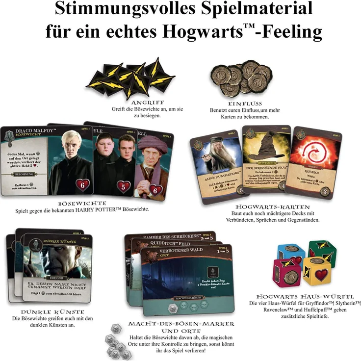 KOSMOS 'Harry Potter: Kampf um Hogwarts' Brettspiel, ab 11 Jahren, 2 - 4 Spieler, ca. 45 - 60 min Spielzeit – Bild 5