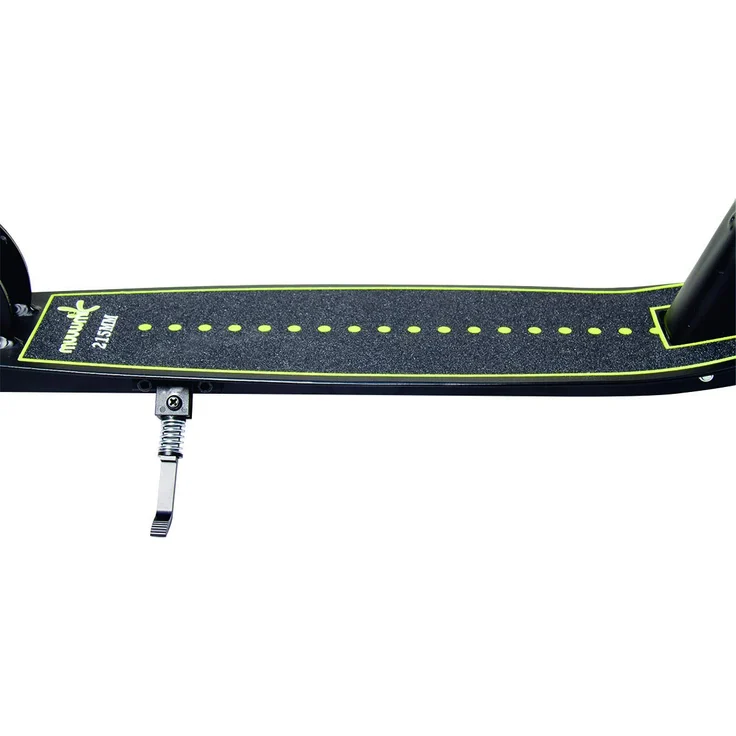Muuwmi 465 'Aluminium Pro 215 mm' Scooter, ab 6 Jahren, 3-fach höhenverstellbar bis 97 cm, klappbar, max. belastbar bis 100 kg, lime – Bild 4