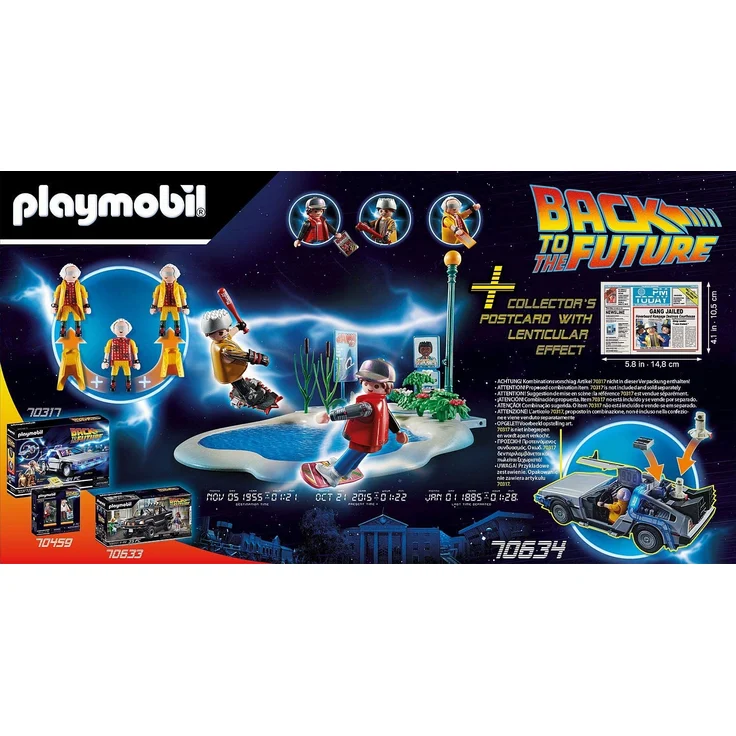 PLAYMOBIL Back to the Future 70634 'Back to the Future Part II Verfolgung mit Hoverboard', 80 Teile, ab 5 Jahren – Bild 5