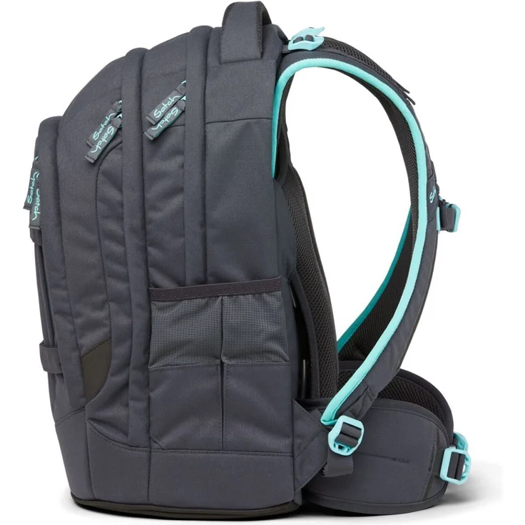 Satch Pack 'Mint Phantom' Schulrucksack, 30 Liter, 1,2 kg, reflektierend, grau/mint – Bild 5