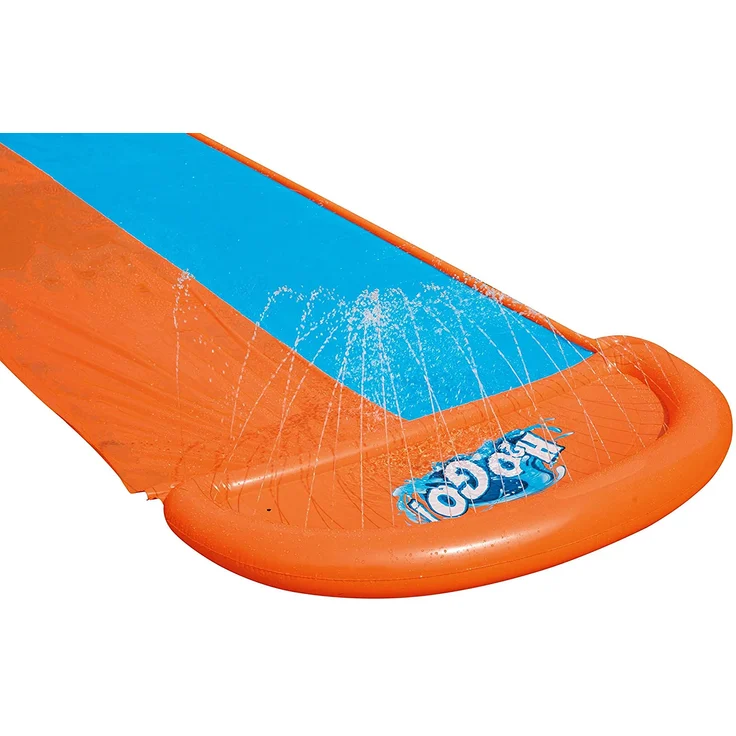 Bestway H2OGO! 'Double' Doppel-Wasserrutsche, 488 x 138 cm, integrierter Wassersprinkler, einfacher Anschluss an Gartenschlauch – Bild 6