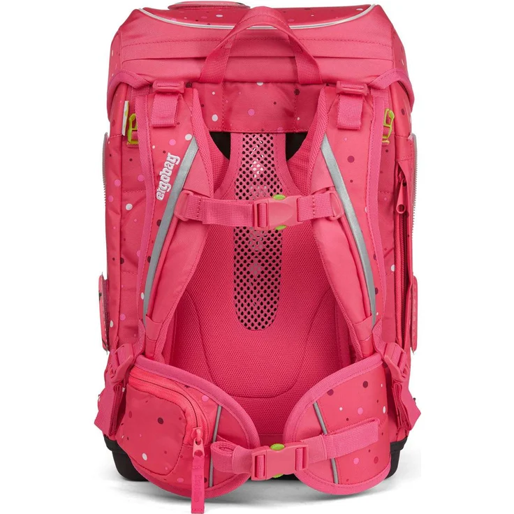 Ergobag Cubo 'Urlaub auf dem ReitBärhof' Schulranzen-Set, 19 Liter, 5-teiliges Set, 2022, pink – Bild 3