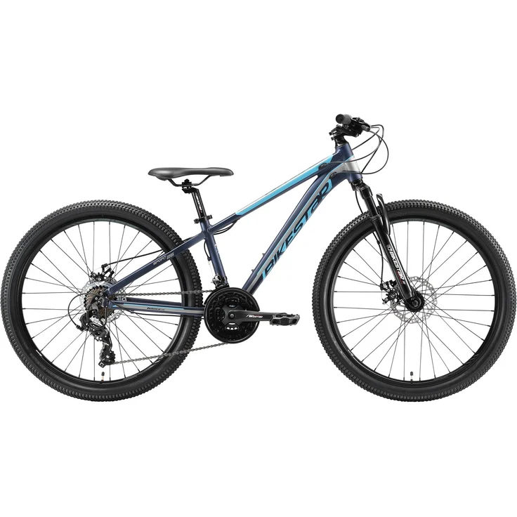 BIKESTAR Alu Mountainbike 26 Zoll | 21 Gang Hardtail Sport MTB 13 Zoll Rahmen Scheibenbremse Federgabel | Blau – Bild 2