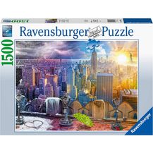 Bild für Ravensburger 16008 Puzzle New York im Winter und Sommer