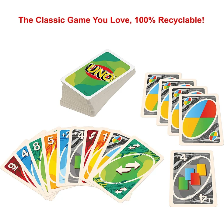 Mattel UNO Kartenspiel 100% Papier – Bild 2
