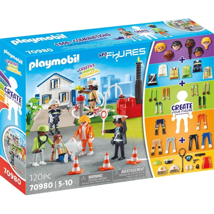 PLAYMOBIL Figures 70980 'My Figures: Rescue Mission', 120 Teile, ab 5 Jahren