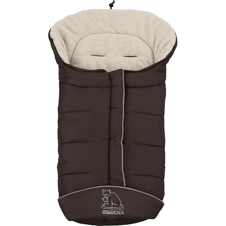 Heitmann Kinderwagen Fußsack Braun, universell einsetzbar