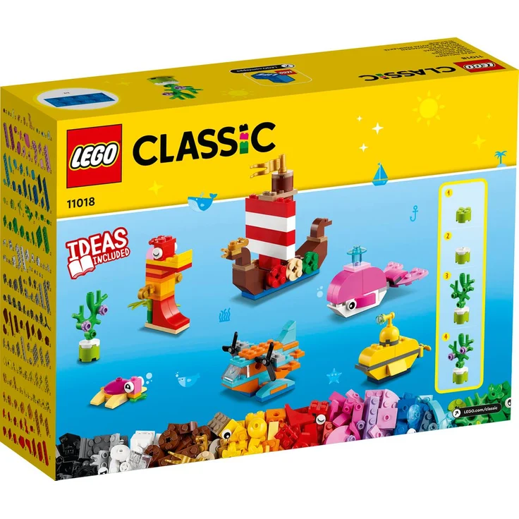LEGO Classic 11018 'Kreativer Meeresspaß', 333 Teile, ab 4 Jahren – Bild 4