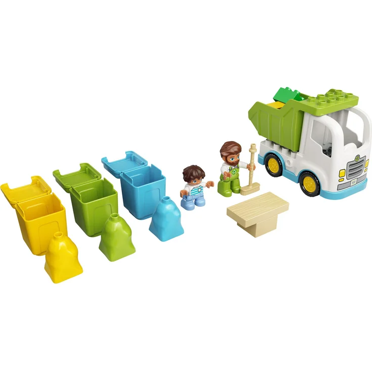 LEGO DUPLO 10945 'Müllabfuhr und Wertstoffhof', 19 Teile, ab 2 Jahren – Bild 6