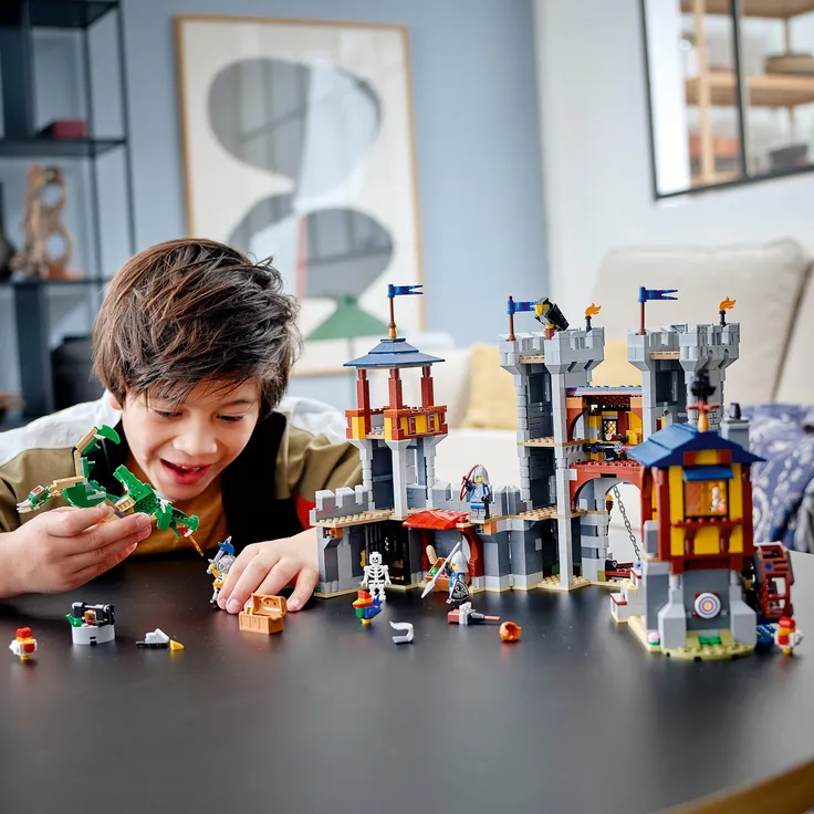LEGO Creator 3-in-1-Sets 31120 'Mittelalterliche Burg', 1426 Teile, ab 9 Jahren – Bild 7