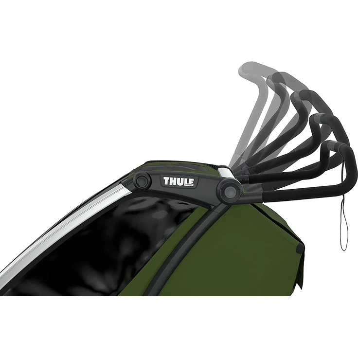 Thule 'Chariot Cab 2' Fahrradanhänger 2021 Cypress Green – Bild 7