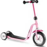 Puky 5172 'R1' Scooter, ab 2 Jahren, höhenverstellbar bis 67 cm, Sicherheitslenkergriffe, Lenkerpolster, max. belastbar bis 20 kg, rose