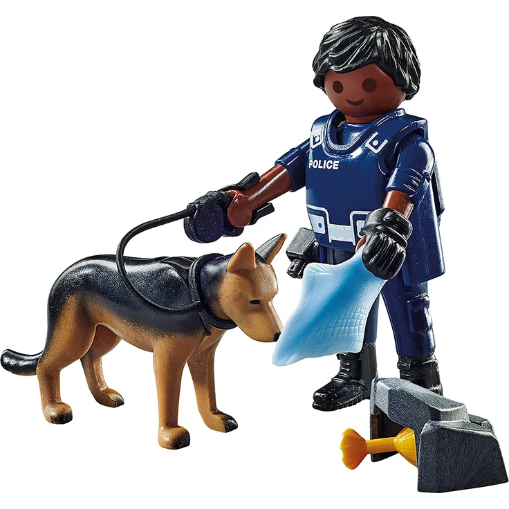 PLAYMOBIL City Action 71162 'Polizist mit Spürhund', 10 Teile, ab 4 Jahren – Bild 2