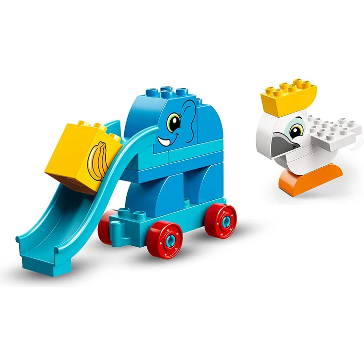 LEGO DUPLO 10863 'Meine erste Steinebox mit Ziehtieren', 34 Teile, ab 18 Monaten, kreatives Spielen – Bild 3