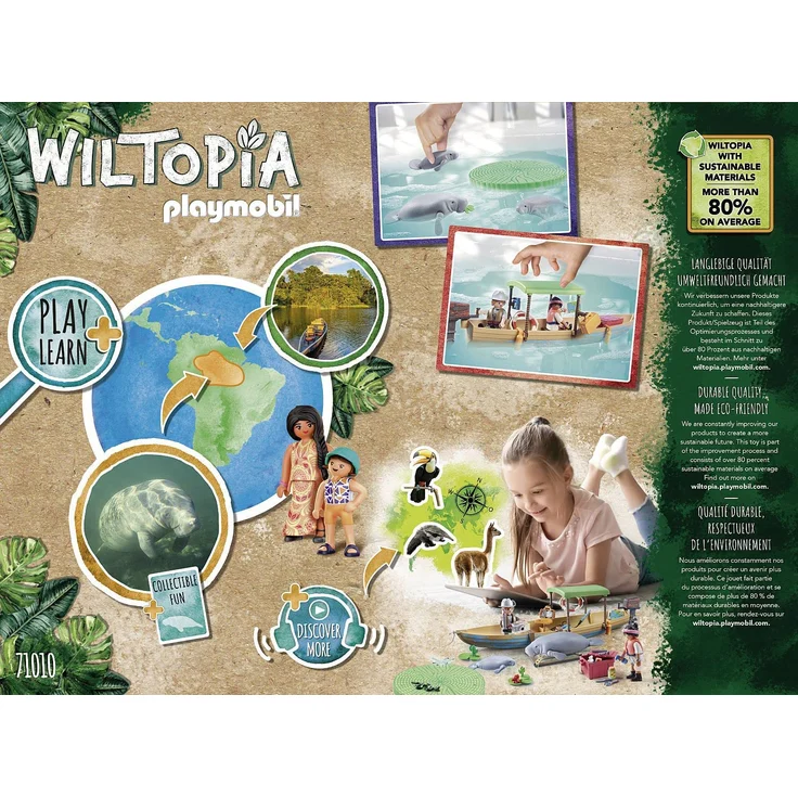 Playmobil Wiltopia 71010 'Bootsausflug zu den Seekühen', 71 Teile, ab 4 Jahren – Bild 4