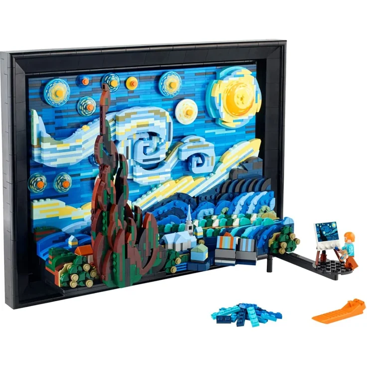 LEGO Ideas 21333 'Vincent van Gogh – Sternennacht', 2316 Teile, ab 18 Jahren – Bild 2