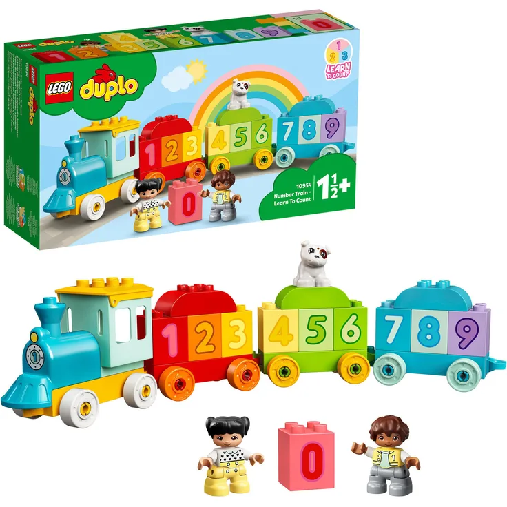 LEGO DUPLO 10954 'Zahlenzug - Zählen lernen', 23 Teile, ab 1,5 Jahren