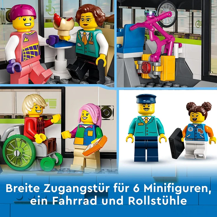 LEGO City 60337 'Personen-Schnellzug', 764 Teile, ab 7 Jahren – Bild 8