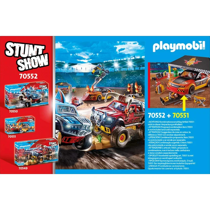 Playmobil Stuntshow 70552 'Stuntshow Werkstattzelt', 49 Teile, ab 4 Jahren – Bild 5