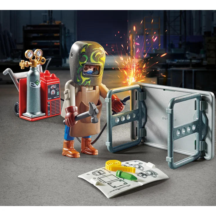 Playmobil Special Plus 70597 'Schweißer mit Ausrüstung', 20 Teile, ab 4 Jahren – Bild 2