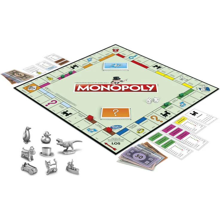 Hasbro C1009398 'Monopoly Classic', für 2-6 Spieler, 90 bis 120 Minuten Spielzeit, ab 8 Jahren – Bild 4