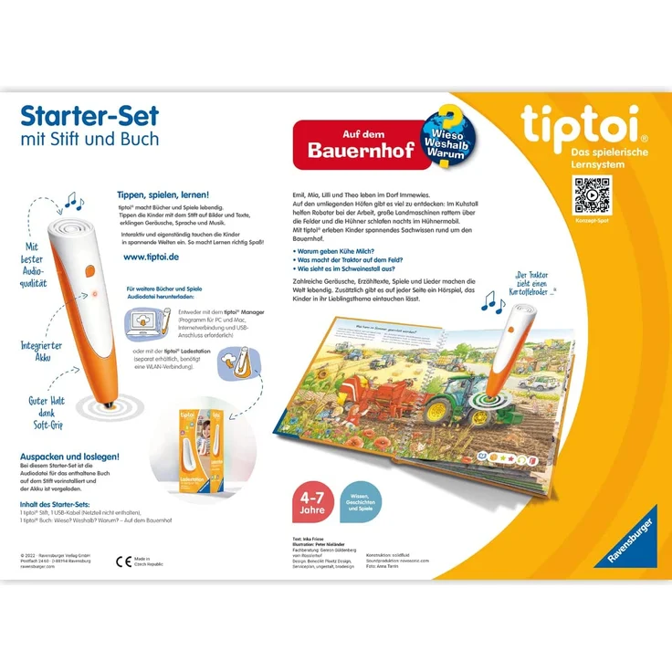 Ravensburger 00114 'tiptoi Starter-Set: Stift und Bauernhof-Buch', ab 4 Jahren, Lernsystem für Kinder – Bild 7
