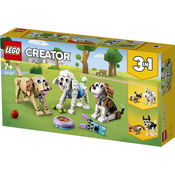 LEGO Creator 3-in-1 31137 'Niedliche Hunde', 475 Teile, ab 7 Jahren – Bild 6