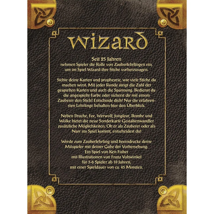 Amigo 'Wizard 25 Jahre-Edition' Kartenspiel, ab 10 Jahren, 3-6 Spieler, ca. 45 min Spielzeit, Jubiläumsausgabe des Spieleklassikers – Bild 4