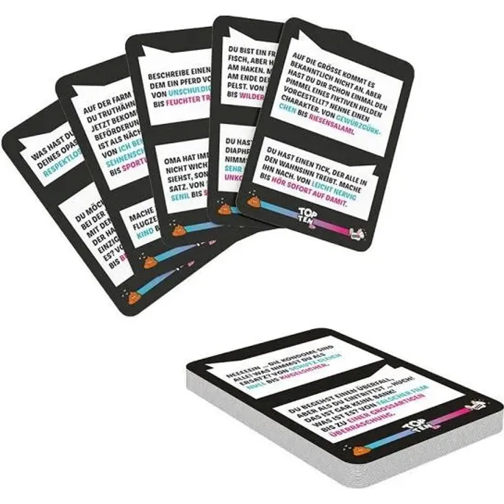 Cocktail Games 'Top Ten 18+' Kartenspiel, ab 18 Jahren, 4-9 Spieler, 30 min Spielzeit, DE-Ausgabe – Bild 2