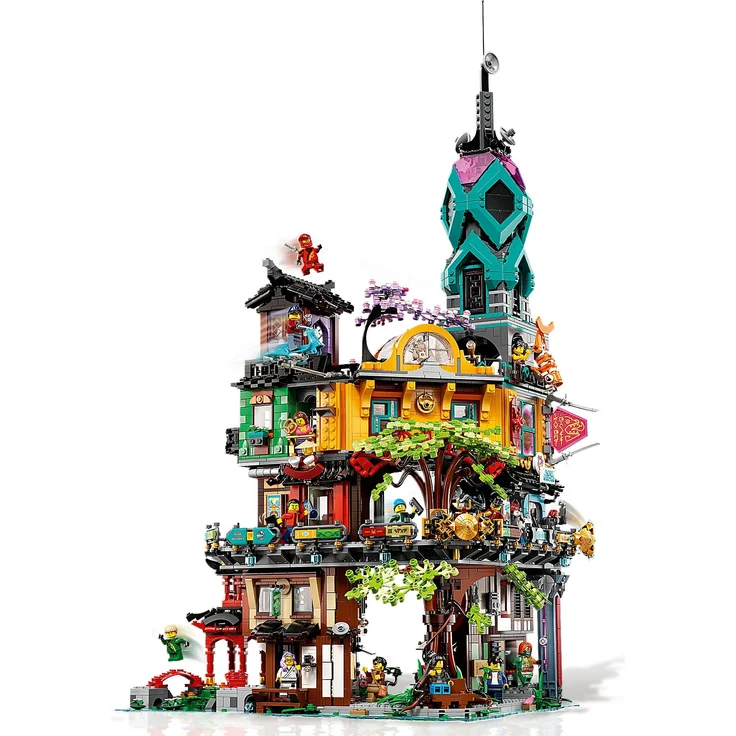 LEGO NINJAGO 71741 'Die Gärten von NINJAGO City', 5685 Teile, ab 14 Jahren – Bild 5