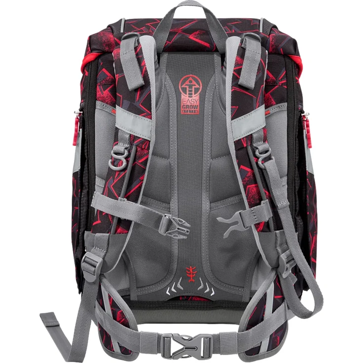 Step by Step 2in1 Plus 'Ninja Yuma', Schulranzen-Set, 6-teilig, 19 Liter, Rot-Schwarz – Bild 4