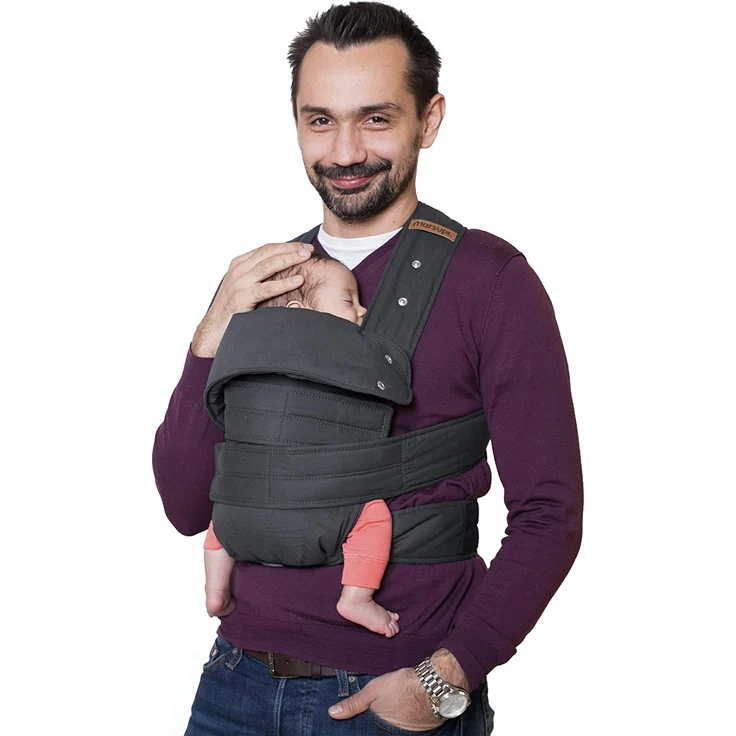 Marsupi 'Classic 2.0' Babytrage Grey S/M, 2 Tragepositionen – Bild 1