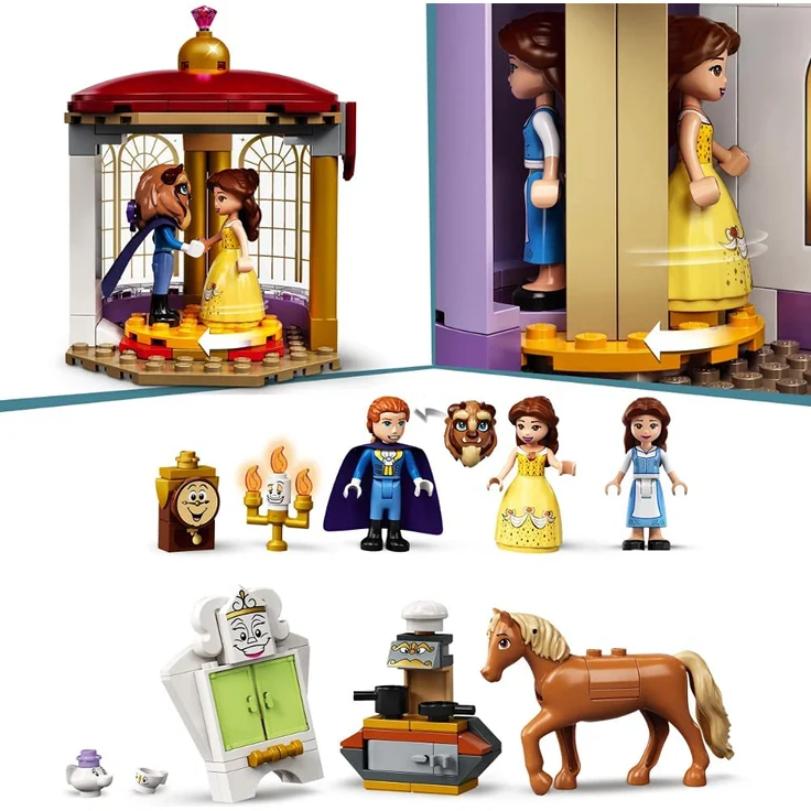 LEGO Disney Princess 43196 'Belles Schloss', 505 Teile, ab 6 Jahren – Bild 7