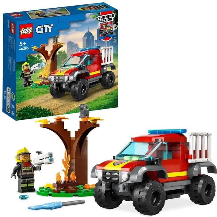 LEGO City 60393 'Feuerwehr-Pickup', 97 Teile, ab 5 Jahren – Bild 1