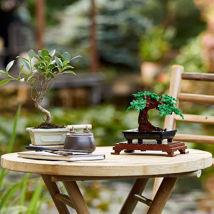 LEGO Icons 10281 'Bonsai Baum', 878 Teile, ab 18 Jahren, inkl. klassischen grünen Blättern und rosafarbenen Kirschblüten – Bild 12