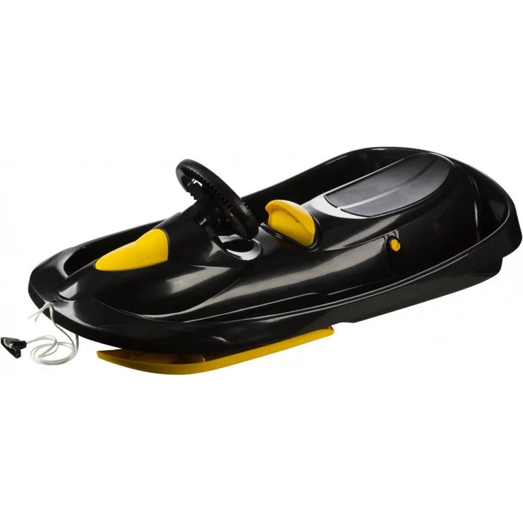 Hamax 503434 'Sno Action' Schlitten, schwarz/gelb, max. Belastbarkeit 60 kg, 96 L x 54 B x 29 H cm, ab 3 Jahren - Preisvergleich – Bild 5