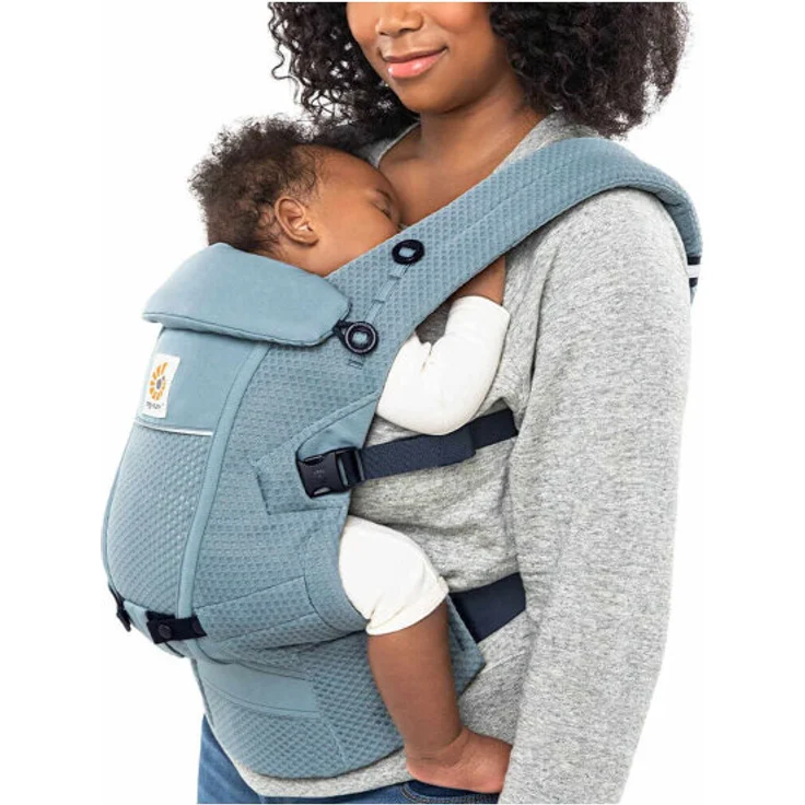 Ergobaby 'Adapt Softflex' Mesh Babytrage Slate Blue – Bild 3
