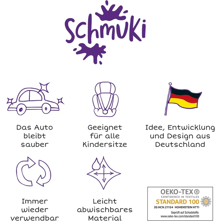 Schmuki Schmutzschutzsack für Kinder gelb – Bild 5