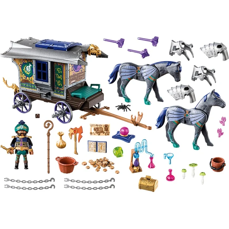 PLAYMOBIL Novelmore 70903 'Violet Vale - Händlerkutsche', 98 Teile, ab 4 Jahren – Bild 3