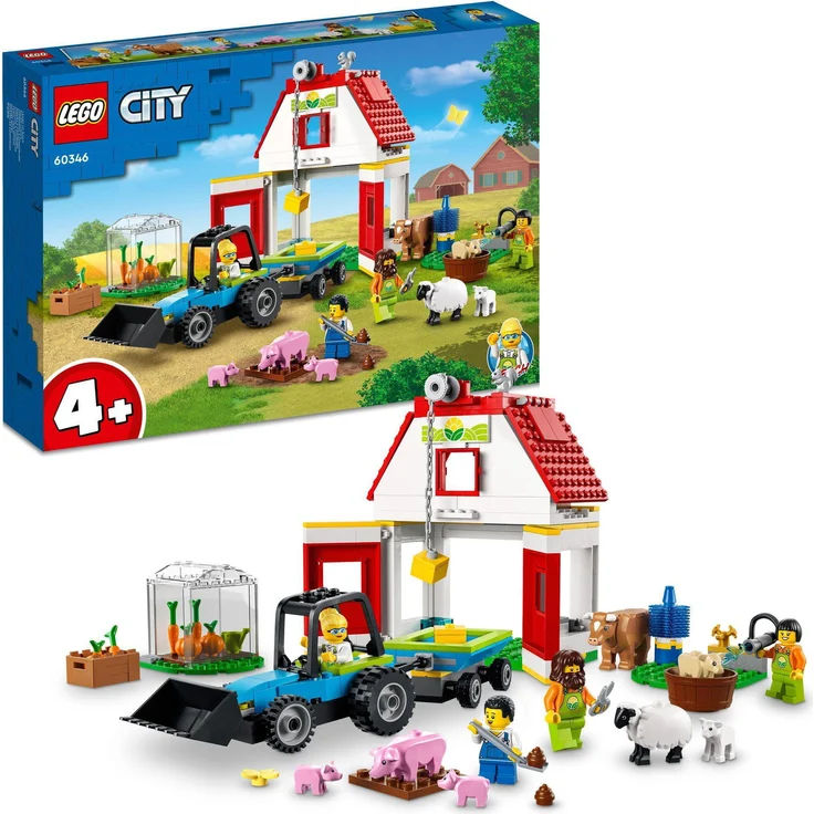 Lego City 60346 'Bauernhof mit Tieren', 230 Teile, ab 4 Jahren – Bild 1