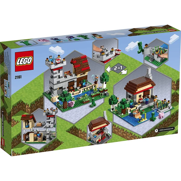 LEGO Minecraft 21161 'Die Crafting-Box 3.0', 564 Teile, ab 8 Jahren, 2-in-1-Set – Bild 6