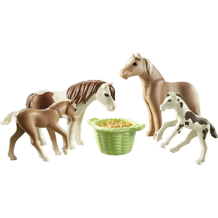 PLAYMOBIL Country 71000 '2 Island Ponys mit Fohlen', 6 Teile, ab 4 Jahren – Bild 1