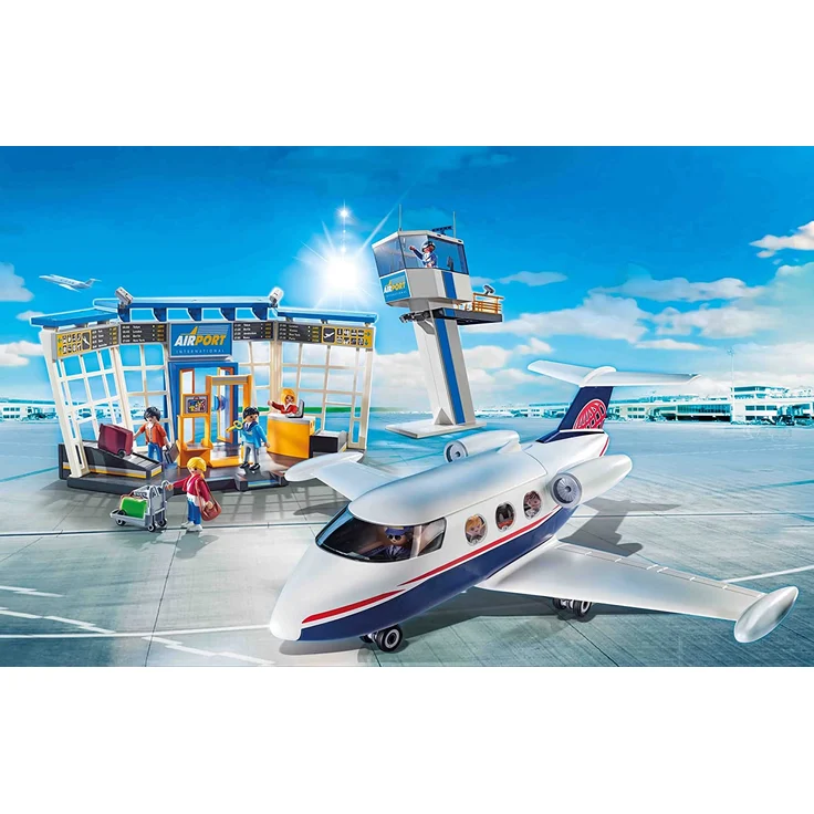 PLAYMOBIL City Action 71153 'Flughafen mit Flugzeug und Tower', 146 Teile, ab 4 Jahren – Bild 7